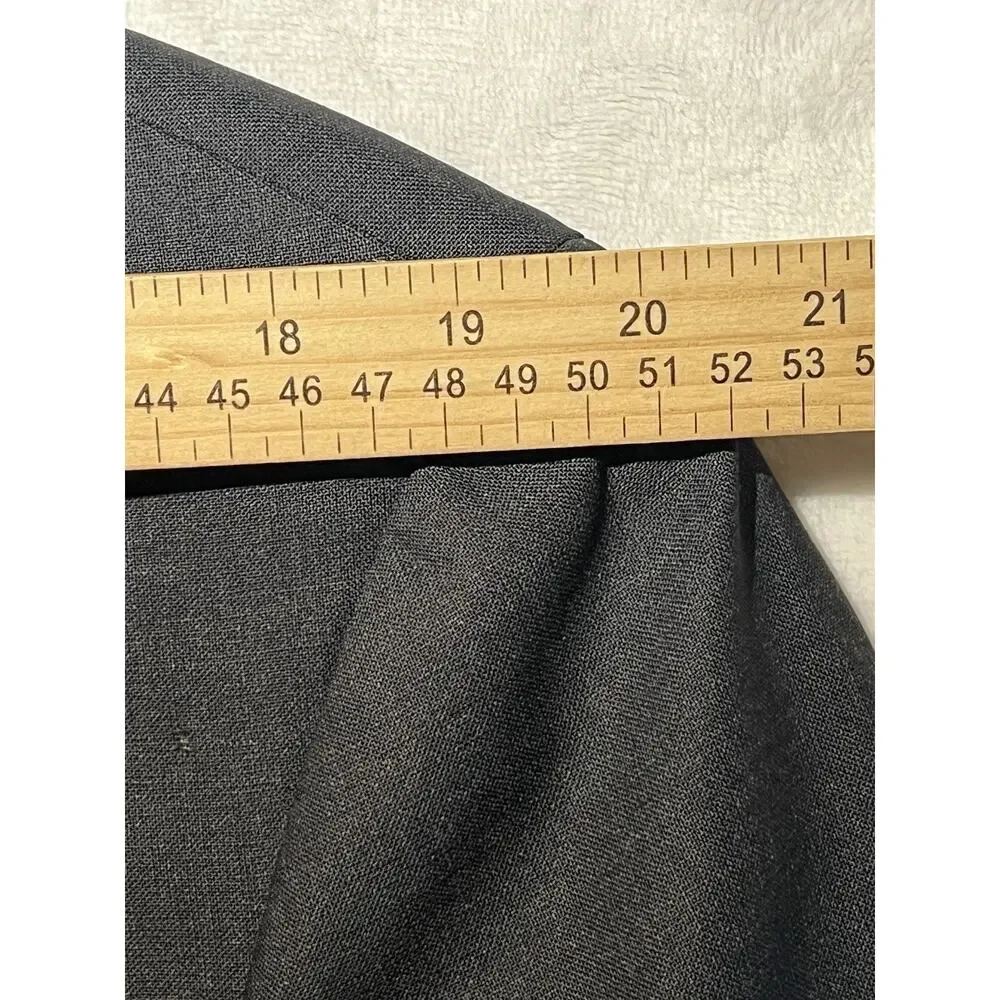 Brooks Brothers 346 40-41L 35x29.5 Charcoal Gray Suit 3 Btn Stretch